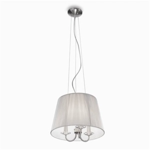LUSTRA DESIGN MODERN CU CRISTALE PARIS SP3 ARGINTIE