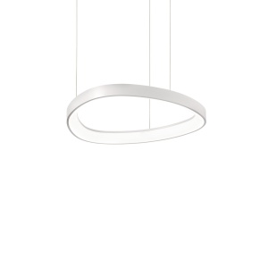 LUSTRA GEMINI SP D042, 42,5CM, ALB, DIN METAL SI POLICARBONAT, STIL MODERN