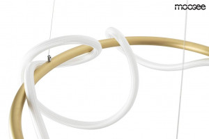 LUSTRA LED EXCLUSIVISTA 60CM, SERPIENTE, CONFECTIONATA DIN METAL SI LED, STIL MODERN - Img 6