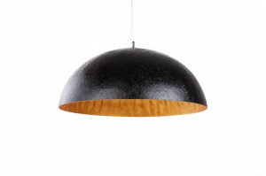 LUSTRA MODERNA 70CM, GLOW , COD 10719, STIL MODERN, REALIZATA DIN METAL IN NEGRU/AURIU - Img 6