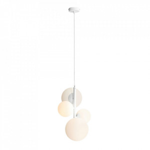 LUSTRA MODERNA, BALIA COD 1039L, DIN METAL SI GLOBURI STICLA, ALDEX - Img 2