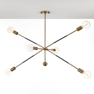 LUSTRA MODERNA, DEVON B, COD 4940, STIL MODERN, REALIZAT DIN METAL - Img 1