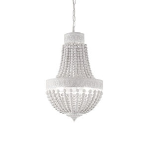 LUSTRA MONET SP6, ALB, DIN METAL, STIL CLASIC