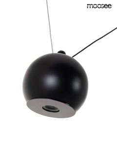 LUSTRA OCTO 5 NEAGRA, CONFECTIONATA DIN ALUMINIU NEGRU, STIL MODERN - Img 2