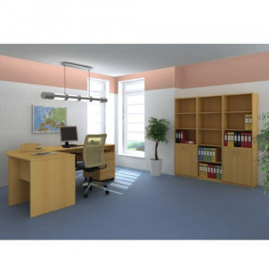 Masă de scris, fag, TEMPO ASISTENT NEW 021 PI, 0000091867