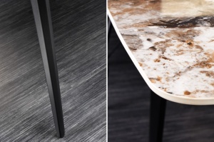 MASA DE SUFRAGERIE 160CM, METAL SI CERAMICA, ASPECT PIATRA NATURALA, ARTIM GROUP SELECTION - Img 6