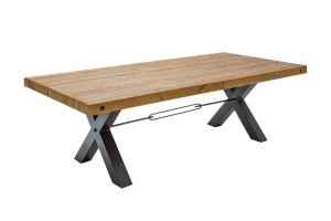 MASA DE SUFRAGERIE, THOR 200CM, LEMN MASIV DE PIN, DESIGN INDUSTRIAL - Img 5