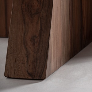 MASA DINING, BRUTALIST 260CM, DIN LEMN DE RECICLAT, VICAL, STIL MODERN - Img 4