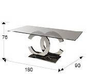 MASA DINING CALIMA 820426 / 2059 DESIGN MODERN SCHULLER - Img 2