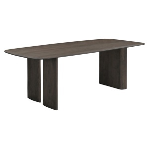 MASA DINING CASTELLO 230cm, REALIZATA DIN LEMN DE STEJAR, CULOARE MARO, STIL MODERN