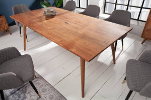 MASA DINING DIN LEMN MASIV DE SALCAM, 200CM, DESIGN SCANDINAV, ARTIM GROUP SELECTION - Img 3