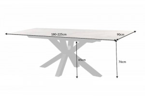 MASA DINING EXTENSIBILA, ETERNITY 180/225CM, ASPECT MARMURA, ARTIM GROUP SELECTION - Img 7