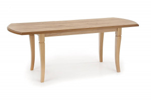 MASA DINING EXTENSIBILA FRYDERYK, STEJAR CRAFT, 160/240 CM, BLAT DIN MDF SI PICIOARE DIN LEMN MASIV , STIL CLASIC - Img 4