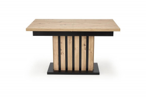 MASA DINING EXTENSIBILA STIL LAMELLO, STEJAR ARTISAN/NEGRU, 130/180 CM, DIN PAL MELAMINAT, STIL MODERN - Img 6