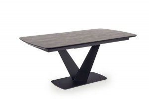 MASA DINING EXTENSIBILA STIL VINSTON, GRI/NEGRU, 180/230 CM, DIN MDF SI METAL, STIL MODERN - Img 7