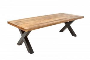 MASA DINING, IRON CRAFT 200CM, LEMN MASIV DE MANGO SI METAL, ARTIM GROUP SELECTION - Img 7