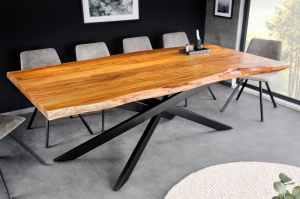 MASA DINING, MAMMUT 200CM, NATUR MIERE, DIN LEMN DE SALCAM/METAL, ARTIM GROUP COLLECTION - Img 6