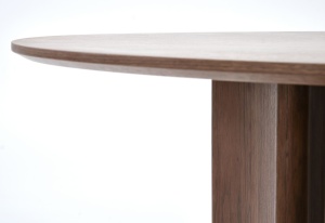 MASA DINING STIL CALDO, 120 CM, NUC, DIN MDF SI FURNIR NATURAL, STIL MODERN - Img 3