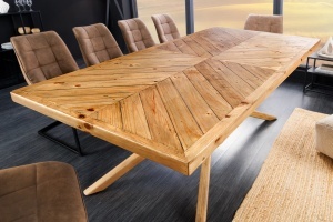 MASA DINING, WOOD 200CM, LEMN DE PIN RECICLAT, ASPECT MARO NATUR, ARTIM GROUP SELECTION. - Img 2