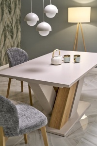 MASA EXTENSIBILA BRANDON, 160/200 CM, CASMIR/STEJAR, DIN PAL LAMINAT, STIL MODERN - Img 3