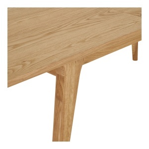 MASA EXTENSIBILA DARWIN 100x240-290-340x75 cm, REALIZAT DIN FURNIR DE STEJAR, CULOARE NATUR, HOUSE NORDIC - Img 5