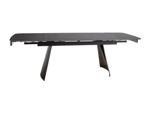 MASA EXTENSIBILA, DE DINING, 160/240X90, NEGRU MAT, DIN METAL SI CERAMICA - Img 3