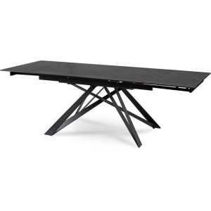 MASA EXTENSIBILA DIN CERAMICA 160-240CM, ARTIM MEBLE, CULOARE MARMURA NEAGRA, STIL MODERN - Img 9