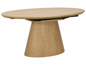 MASA EXTENSIBILA, MAROCCO 160/200CM, CULOARE STEJAR, BLAT DIN MDF SI FURNIR SI CADRUL DIN MDF SI FURNIR NATURAL, STIL MODERN - Img 4