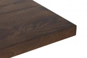 MASA MODERNA 200CM, CULOARE NUC/AURIU, LEMN DE MANGO SI METAL, GINER Y COLOMER - Img 5