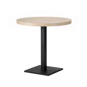 MASA PENTRU CAFENEA, 68 CM, STEJAR SONOMA/NEGRU, DIN PAL LAMINAT SI OTEL, ARTIM GROUP SELECTION