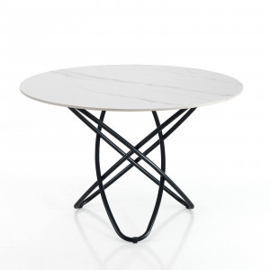 MASA SUFRAGERIE 110CM, HULA HOOP, COD 5752, STIL MODERN, REALIZAT DIN METAL SI CERAMICA