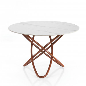 MASA SUFRAGERIE 110CM, HULA HOOP, COD 5755, STIL MODERN, REALIZAT DIN METAL SI CERAMICA