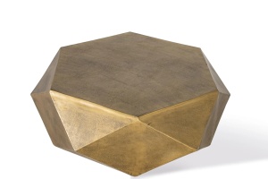 MASUTA CAFEA ISHARA 110CM, REALIZATA DIN ALUMINIU, CULOARE ALAMA, GINER Y COLOMER - Img 3
