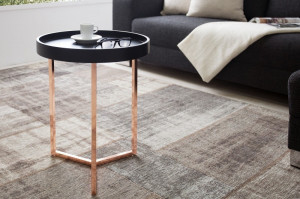 MASUTA DE CAFEA 40CM, CUPRU/NEGRU, MODUL, COD 36716, DESIGN MODERN - Img 2