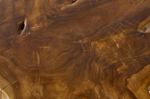MASUTA DE CAFEA 60CM, ROOT, DIN LEMN DE TEC, DESIGN RUSTIC - Img 4