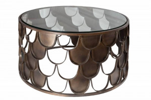 MASUTA DE CAFEA, ABSTRACT 70CM, DIN METAL, DESIGN INDUSTRIAL - Img 5