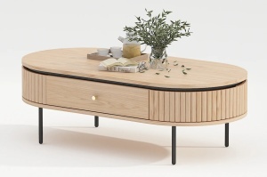 MASUTA DE CAFEA, ATELIER 120CM, DIN LEMN DE MANGO SI METAL, ASPECT NATUR, ARTIM GROUP SELECTION - Img 5