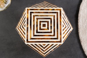 MASUTA DE CAFEA, BONE INLAY 40CM, POLIRASINA SI OS DE BIVOL, ARTIM GROUP SELECTION - Img 4