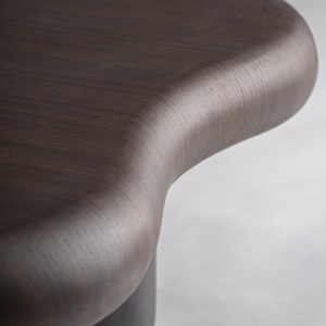 MASUTA DE CAFEA BRUNBEK 122CM, DIN FURNIR DE STEJAR MARO SI FIBRA DE STICLA, STIL CONTEMPORAN, VICAL HOME - Img 4