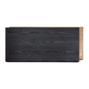 MASUTA DE CAFEA CAMBON 211172, CONFECTIONATA DIN LEMN MASIV DE STEJAR, FURNIIR SI MDF, CULOAREA NEGRU/AURIU/MARO, STIL MODERN - Img 4