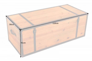 MASUTA DE CAFEA/CUFAR, SEVEN SEAS 110CM, DIN LEMN MASIV, COD 40886 - Img 6