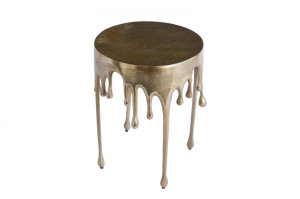 MASUTA DE CAFEA, LIQUID LINE 51CM, COD 39882 GOLD, STIL MODERN - Img 6