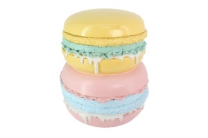 MASUTA DE CAFEA, MACARONS 50CM, REALIZAT DIN FIBRA DE STICLA, CULOARE MULTICOLOR, REALIZAT MANUAL, ARTIM GROUP SELECTION - Img 2
