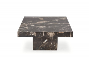 MASUTA DE CAFEA MONOLIT, EFECT DE MARMURA NEAGRA, DIN MDF FURNIRUIT, STIL MODERN - Img 3