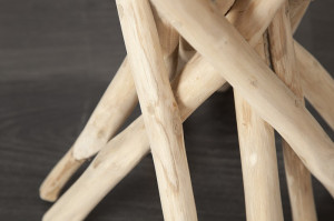 MASUTA DE CAFEA NATURALA 35CM, DRIFTWOOD 198071-1 + 19807-2 DESIGN RUSTIC - Img 6