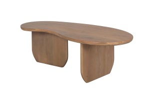 MASUTA DE CAFEA, ORGANIC 120CM, REALIZATA DIN LEMN DE MANGO, CULOARE NATUR, ARTIM GROUP - Img 7