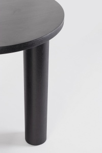 MASUTA DE CAFEA ORISSA 50 NEAGRA, CONFECTIONATA DIN LEMN MASIV DE MANGO, STIL MODERN - Img 6
