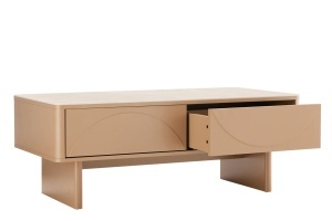 MASUTA DE CAFEA SAVOY 120CM, 3D, REALIZATA DIN MDF SI PLACA CERAMICA, CULOARE TRAVERTIN, ARTIM GROUP SELECTION - Img 2
