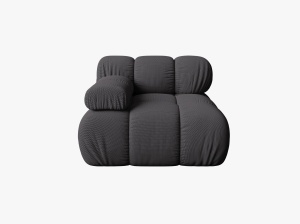 MODUL CANAPEA BELLIS, PE STANGA, ESPESSO, CU TAPITERIE DIN TEXTIL 3D SONIC, MICADONI