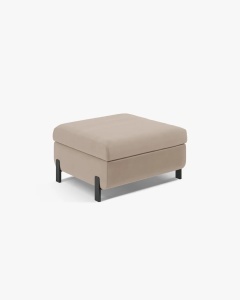 MODUL CANAPEA/COLTAR EXTENSIBIL GLORIA, BEJ, 76X92 CM, TAPITAT CU TAPITERIE DIN TEXTIL CATIFEA SALVADOR, MICADONI